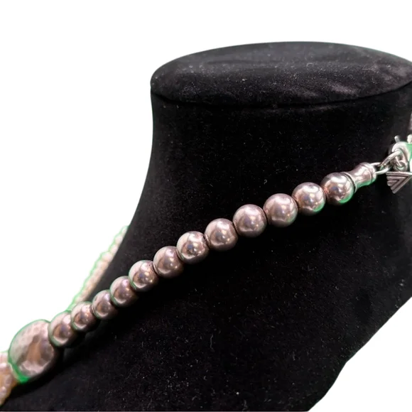 Silpada Multi-strand Pearl and Sterling Silver Necklace